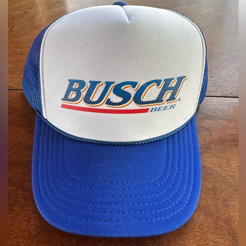 OTTO Busch Beer Blue Mesh Trucker SnapBack Cap Hat